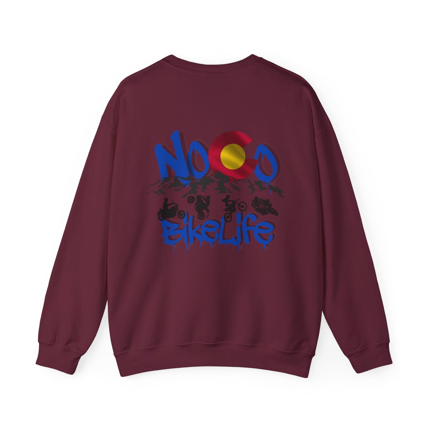 NoCo BikeLife Crew Neck Sweatshirt— Northern Colorado BikeLife Logo  Crew Neck Sweatshirt, part of the NoCo BikeLife exclusive collection