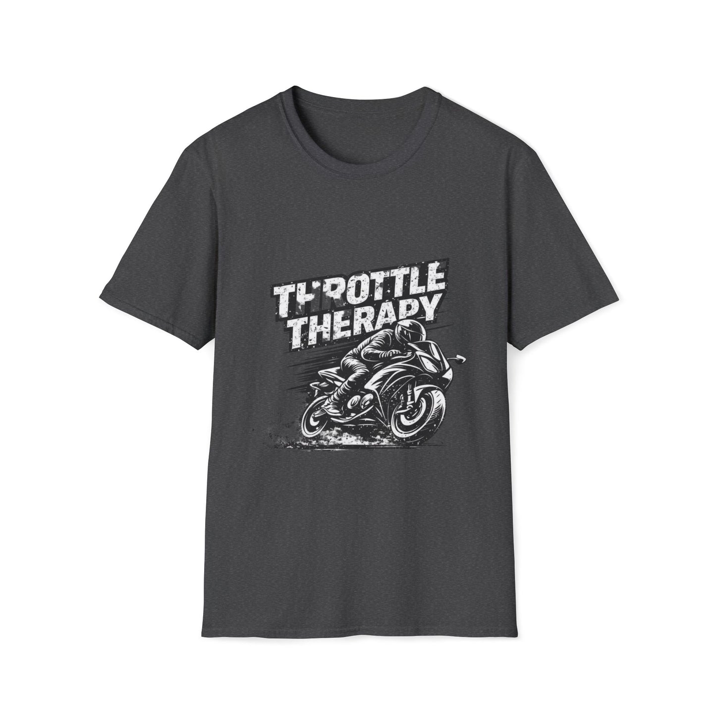 Throttle Therapy T-Shirt — Motorcycle Rider Tee
