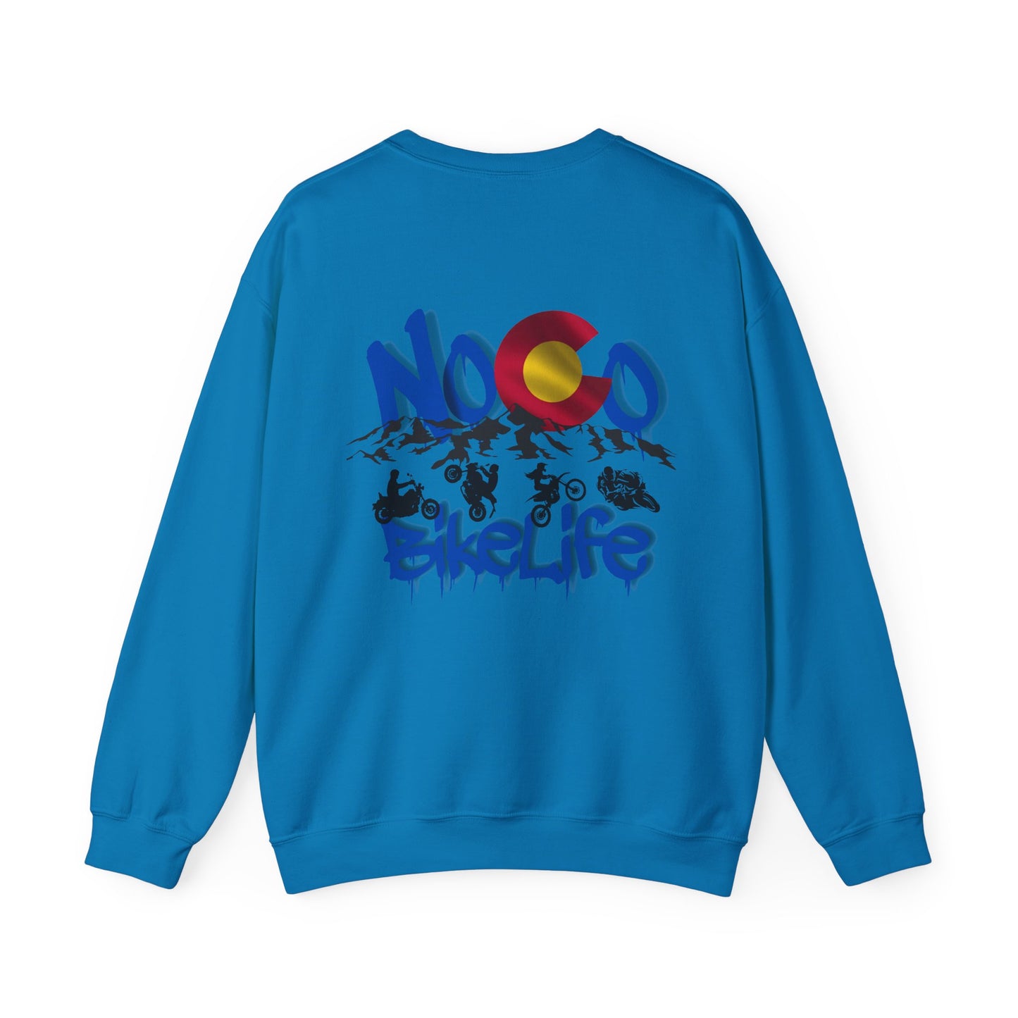 NoCo BikeLife Crew Neck Sweatshirt— Northern Colorado BikeLife Logo  Crew Neck Sweatshirt, part of the NoCo BikeLife exclusive collection