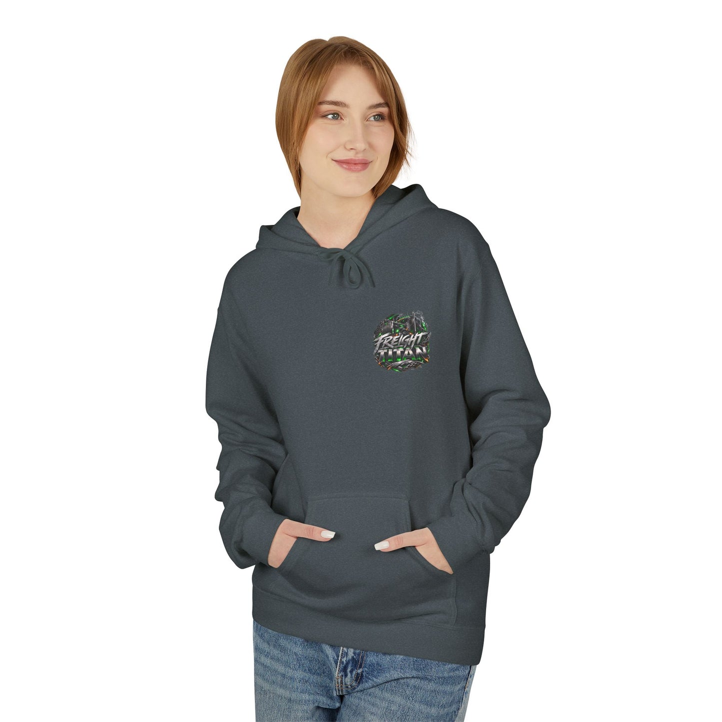 Freight Titan Trucker Hoodie – Titan Hauler Series Diesel Mech Graphic