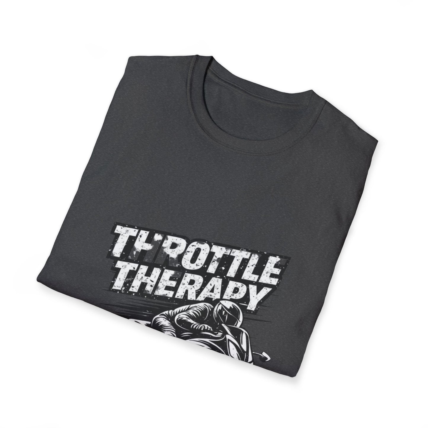 Throttle Therapy T-Shirt — Motorcycle Rider Tee
