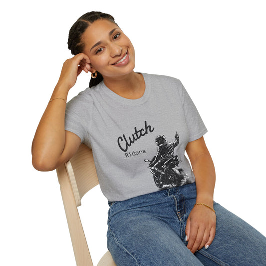 Clutch Riders Motorcycle T‑Shirt — Biker Vintage Graphic Tee