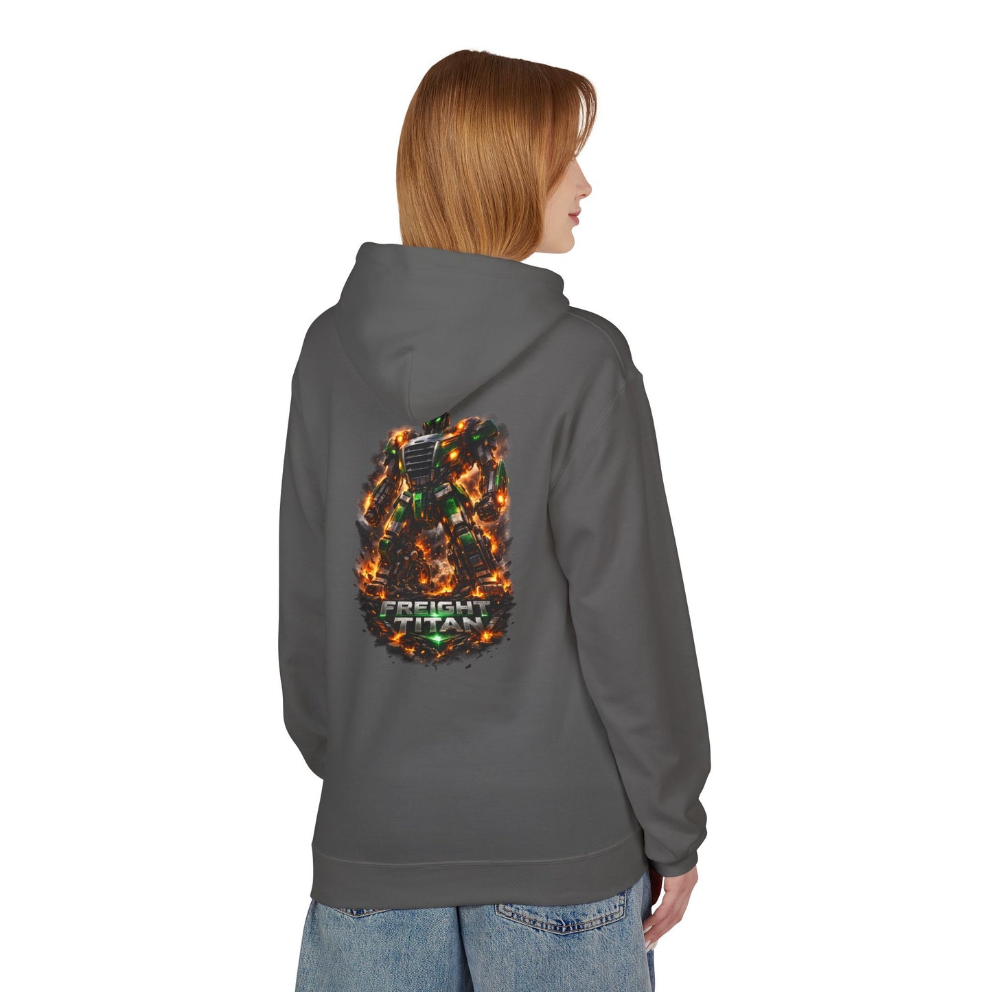 Freight Titan Trucker Hoodie – Titan Hauler Series Diesel Mech Graphic