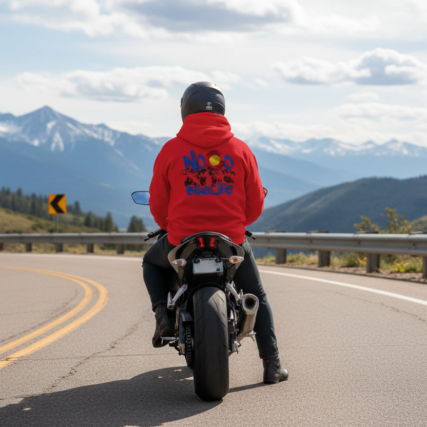 NoCo BikeLife Hoodie — Northern Colorado BikeLife Logo Hoodie, part of the NoCo BikeLife exclusive collection