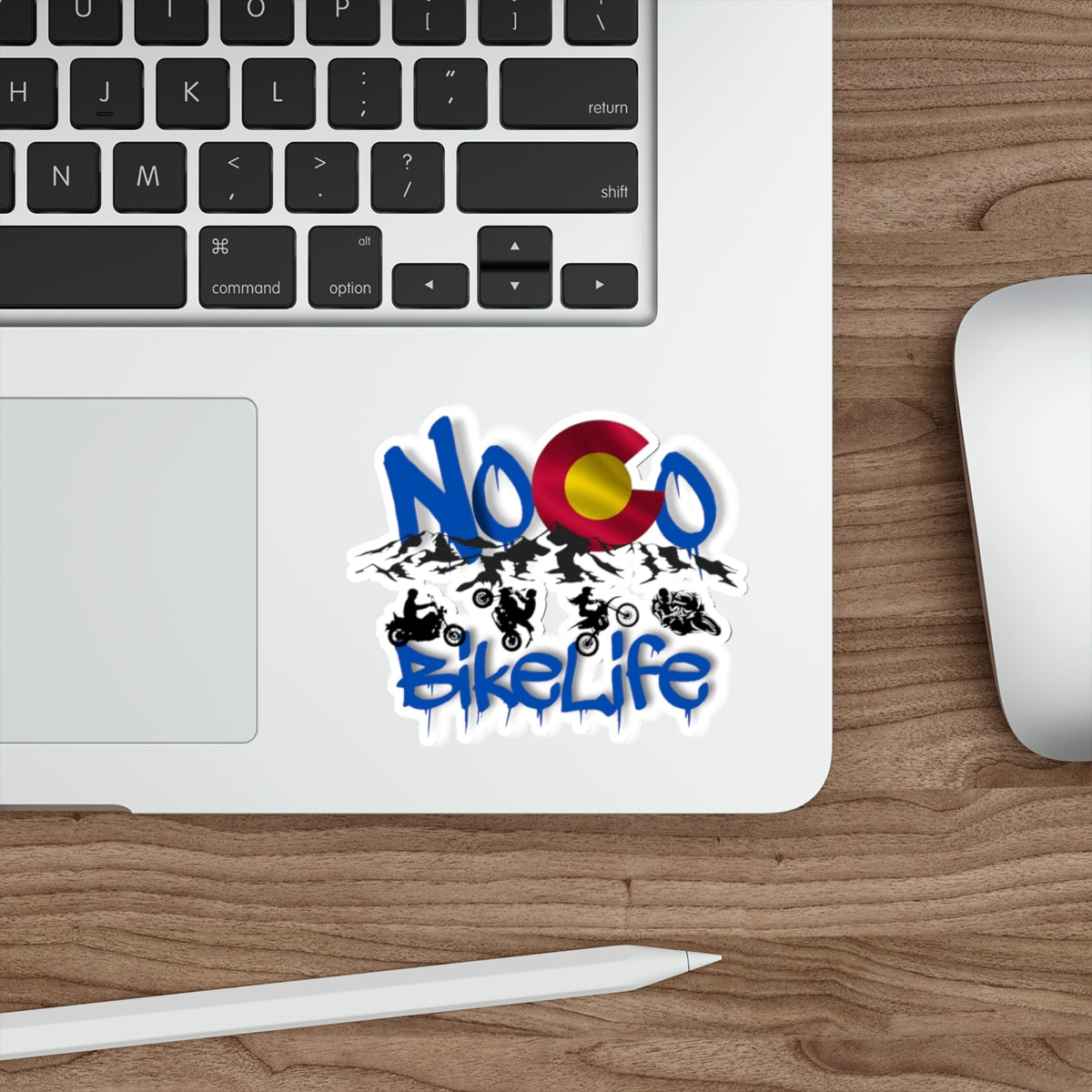 NoCo Bikelife Die Cut Sticker —  Northern Colorado BikeLife Logo  Die Cut Sticker, part of the NoCo BikeLife exclusive collection