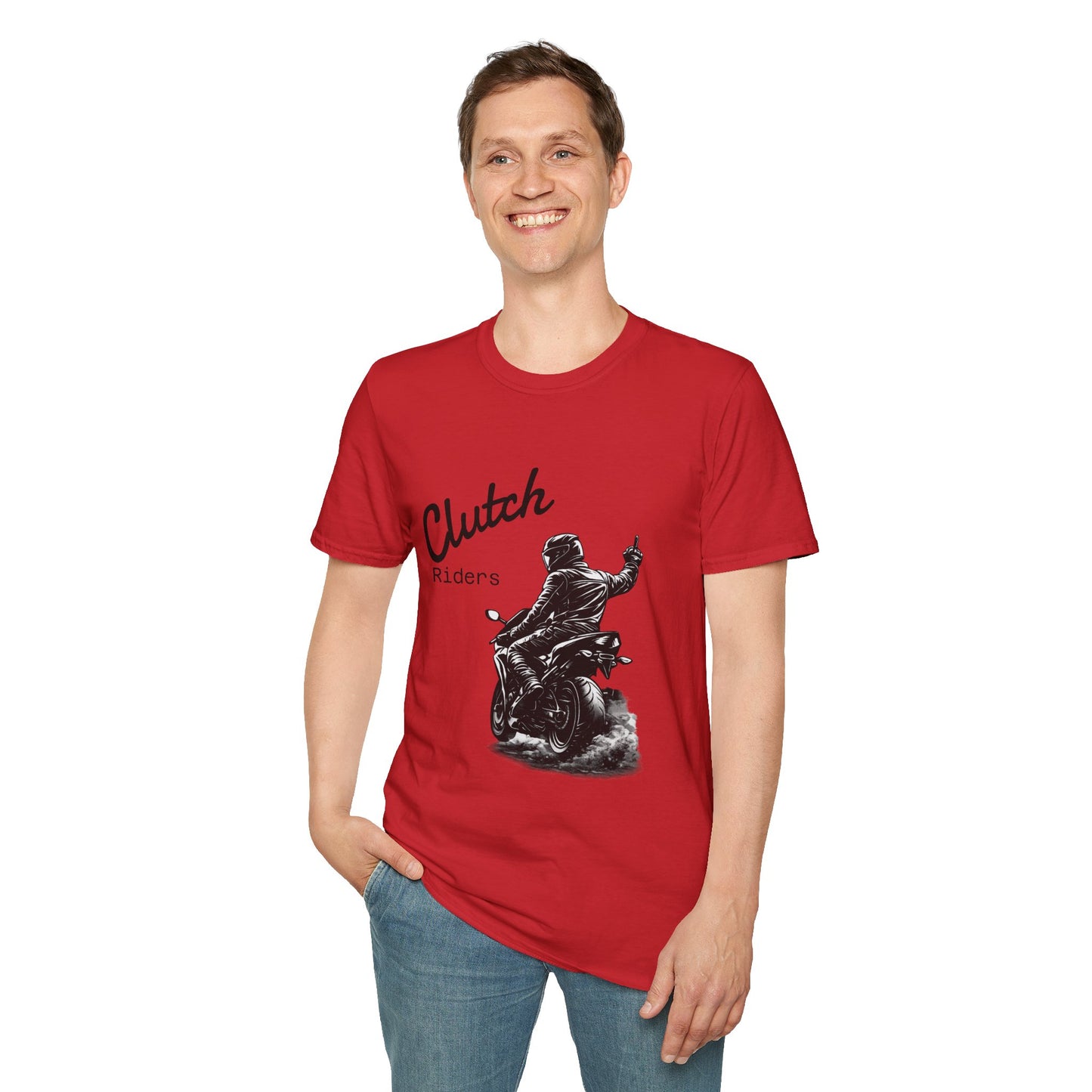 Clutch Riders Motorcycle T‑Shirt — Biker Vintage Graphic Tee