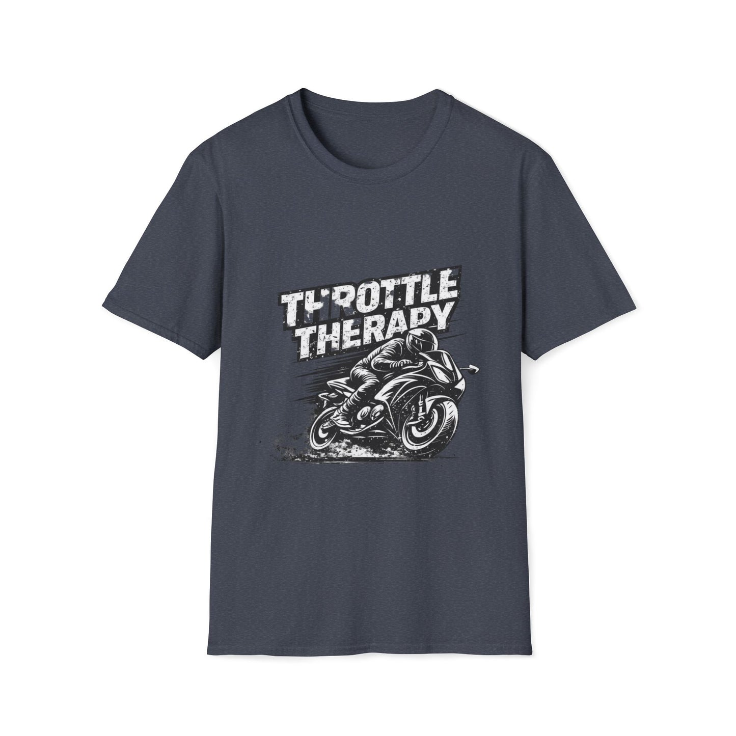 Throttle Therapy T-Shirt — Motorcycle Rider Tee
