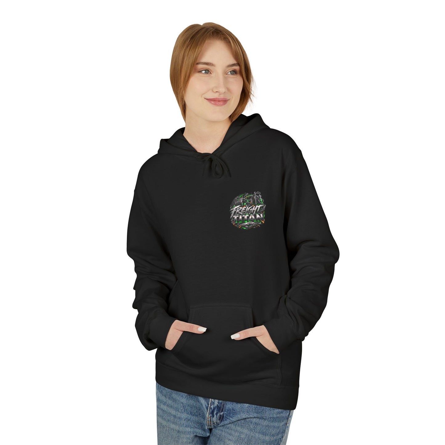 Freight Titan Trucker Hoodie – Titan Hauler Series Diesel Mech Graphic