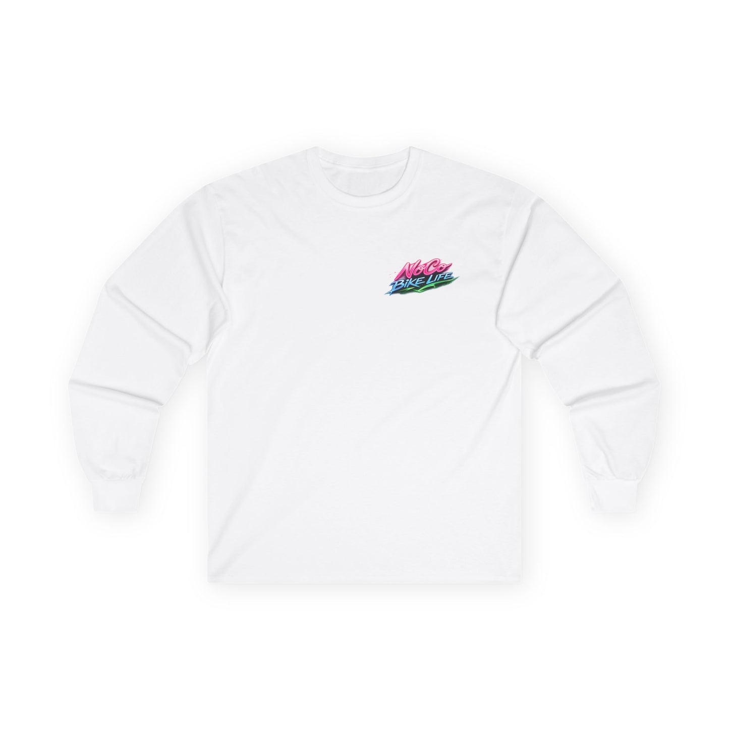 NoCo BikeLife Neon Long Sleeve Tee — Retro NoCo BikeLife Long Sleeve T-Shirt