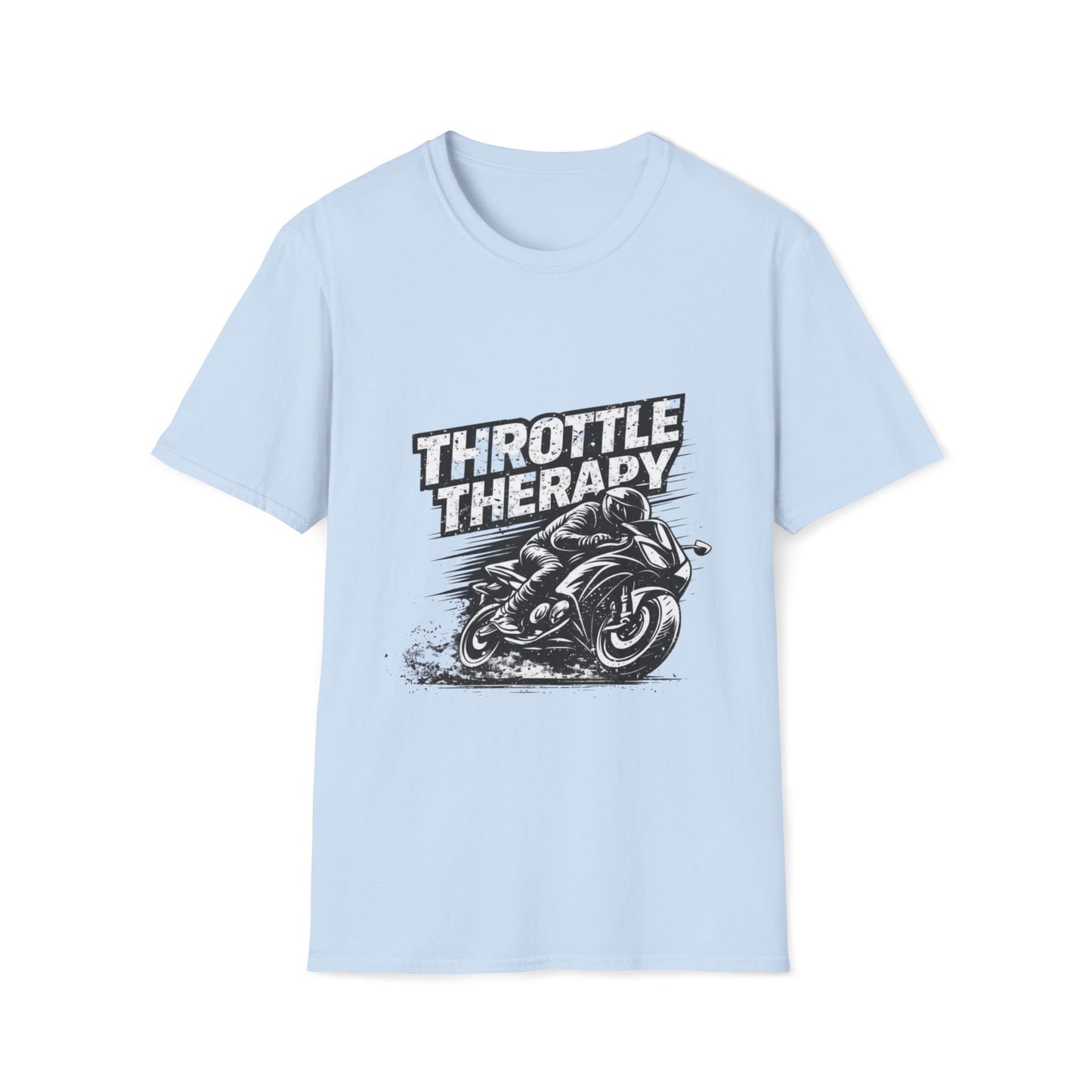 Throttle Therapy T-Shirt — Motorcycle Rider Tee
