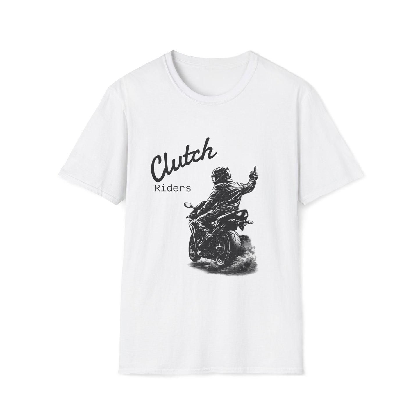 Clutch Riders Motorcycle T‑Shirt — Biker Vintage Graphic Tee