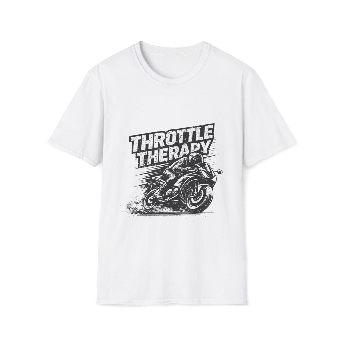 Throttle Therapy T-Shirt — Motorcycle Rider Tee