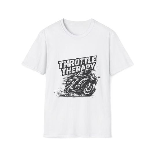 Throttle Therapy T-Shirt — Motorcycle Rider Tee