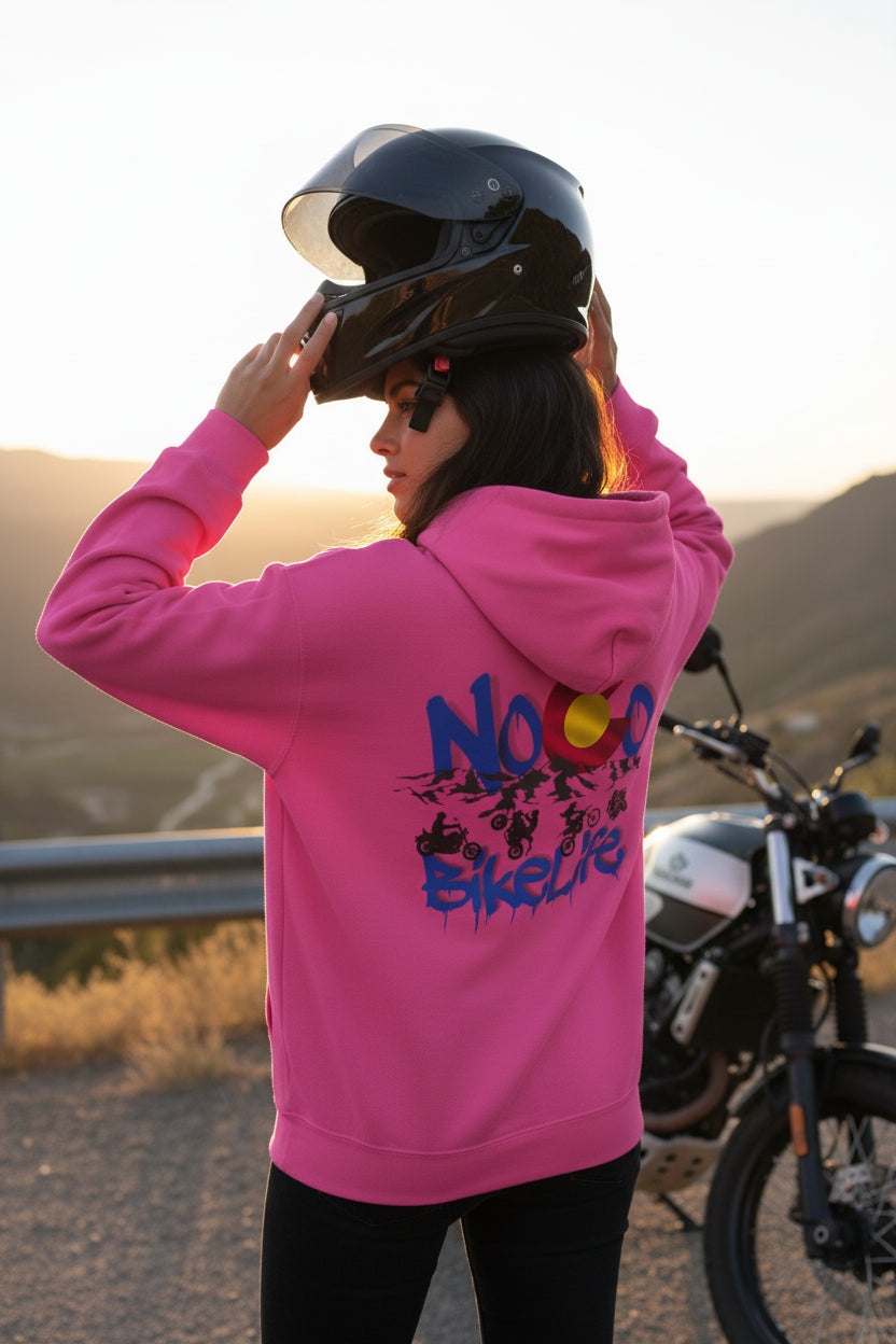 NoCo BikeLife Hoodie — Northern Colorado BikeLife Logo Hoodie, part of the NoCo BikeLife exclusive collection