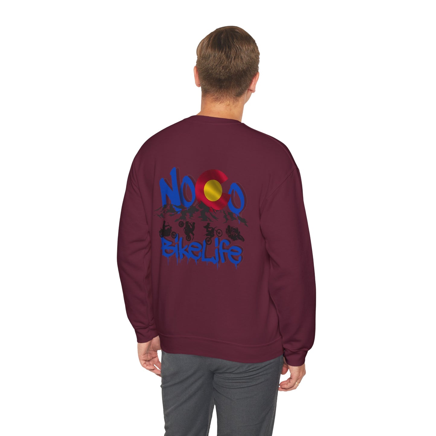 NoCo BikeLife Crew Neck Sweatshirt— Northern Colorado BikeLife Logo  Crew Neck Sweatshirt, part of the NoCo BikeLife exclusive collection