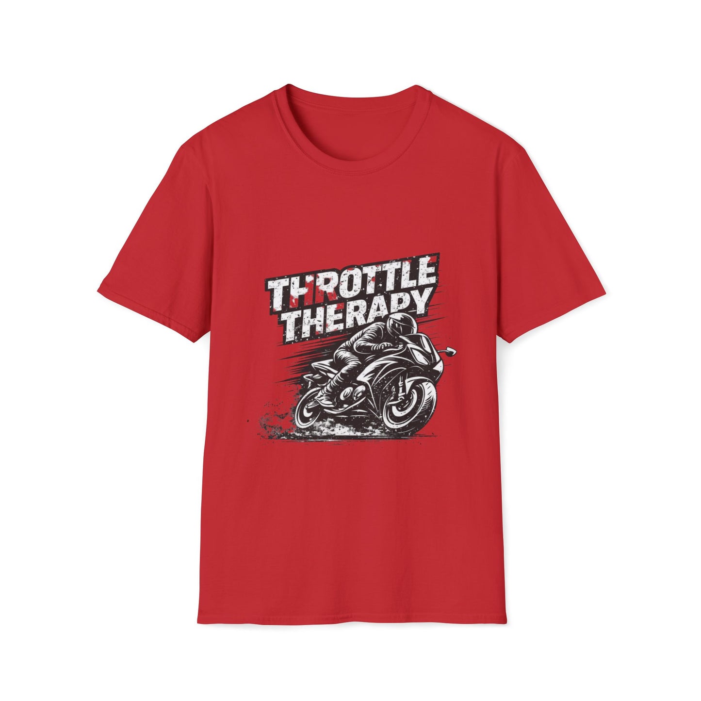 Throttle Therapy T-Shirt — Motorcycle Rider Tee
