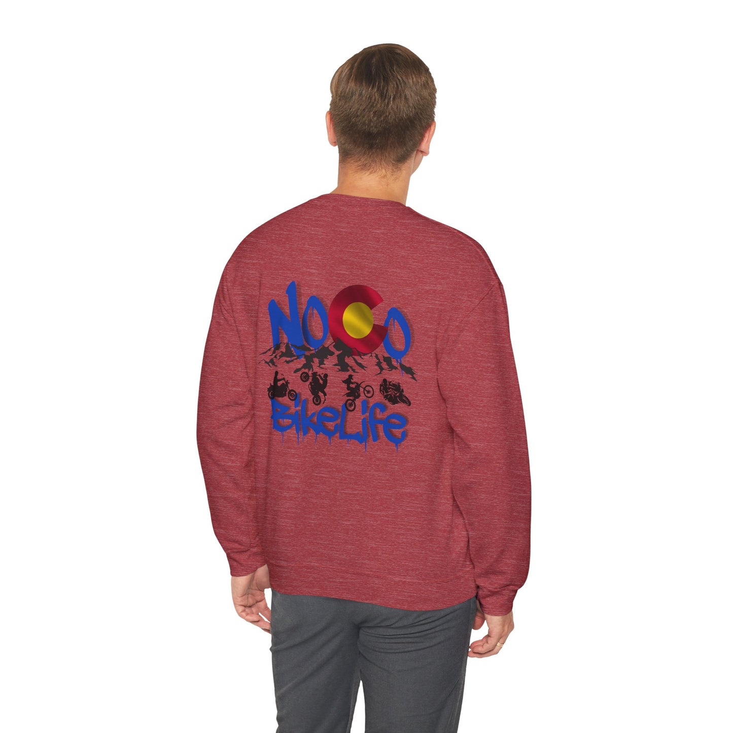 NoCo BikeLife Crew Neck Sweatshirt— Northern Colorado BikeLife Logo  Crew Neck Sweatshirt, part of the NoCo BikeLife exclusive collection