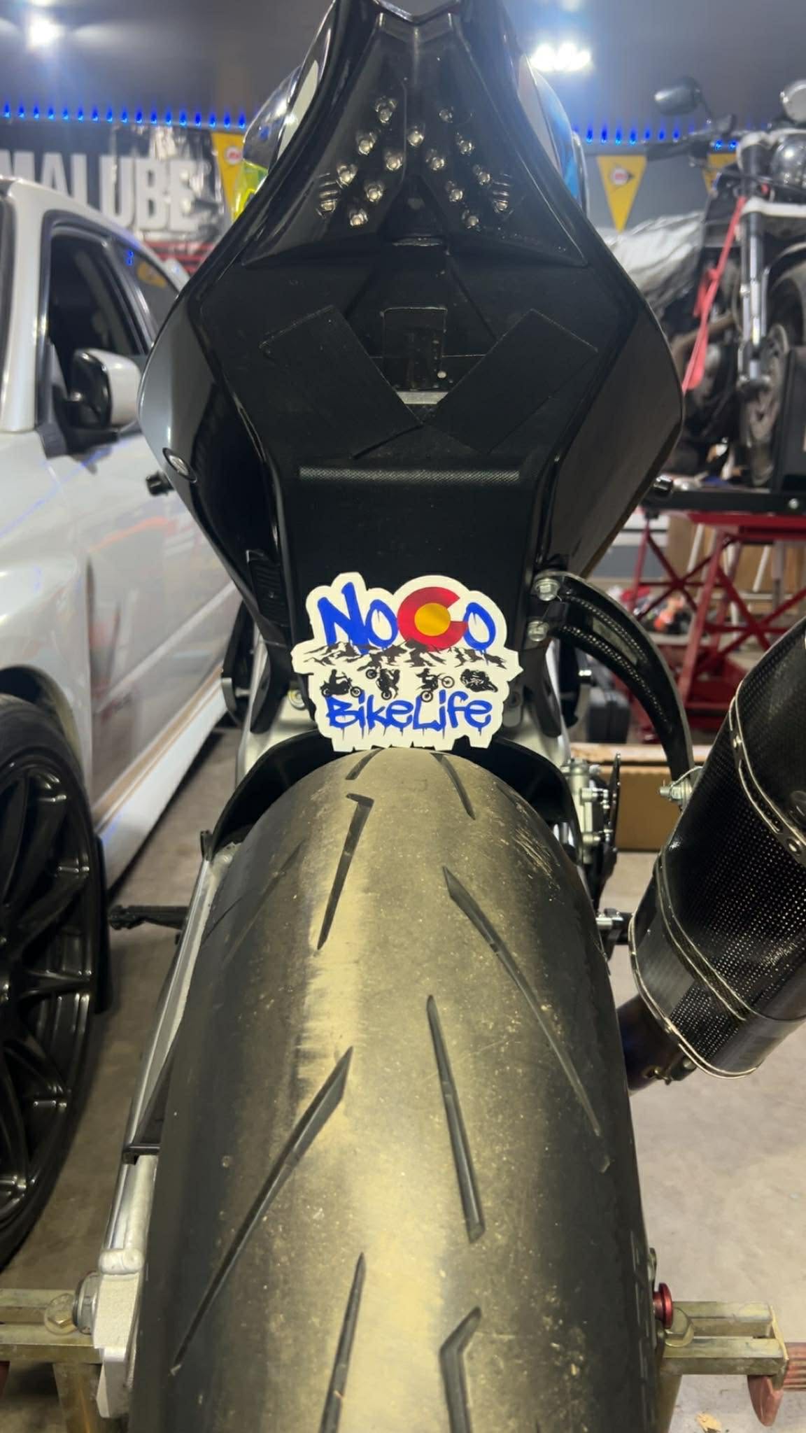 NoCo Bikelife Die Cut Sticker —  Northern Colorado BikeLife Logo  Die Cut Sticker, part of the NoCo BikeLife exclusive collection