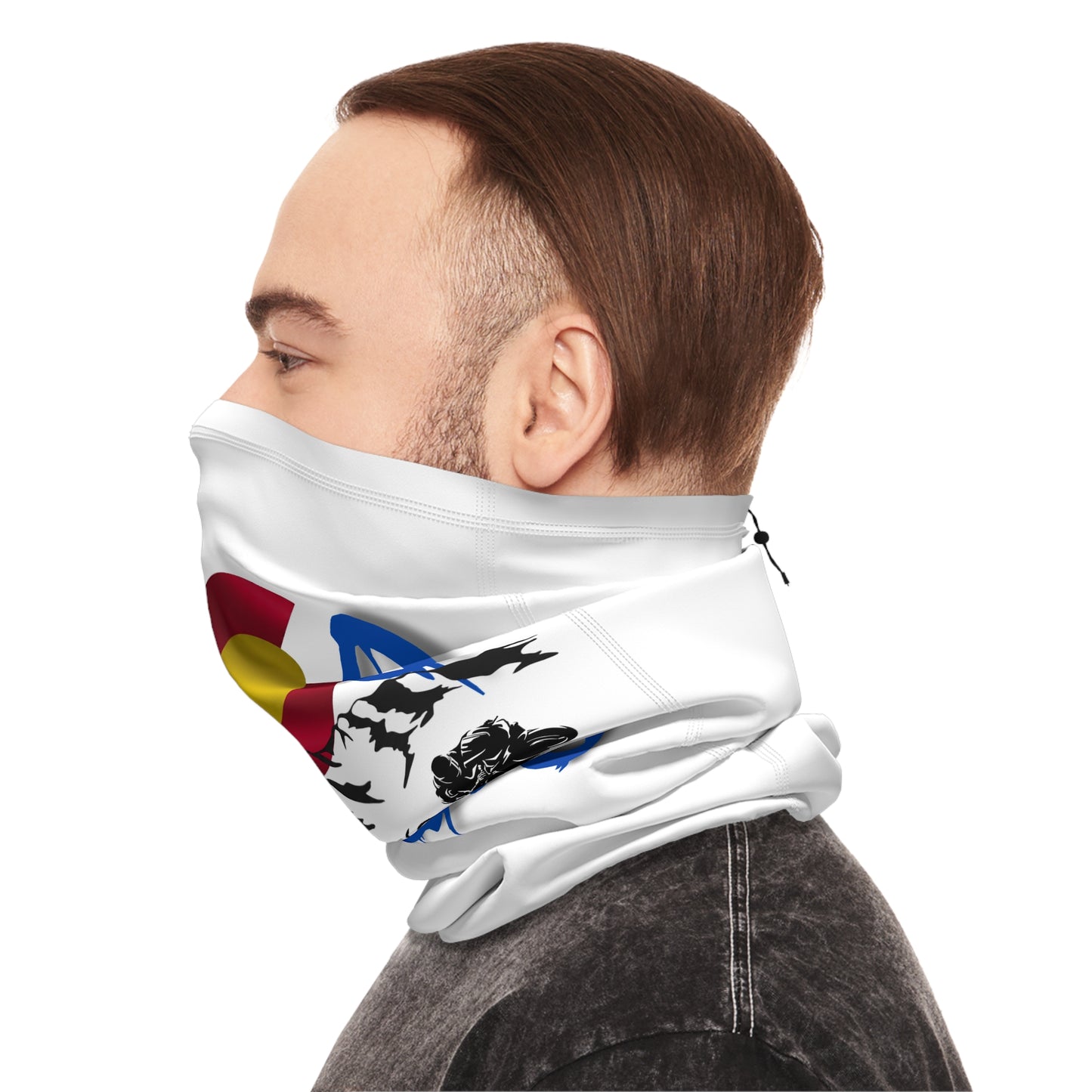 NoCo Bike Life Neck Gaiter with Drawstring