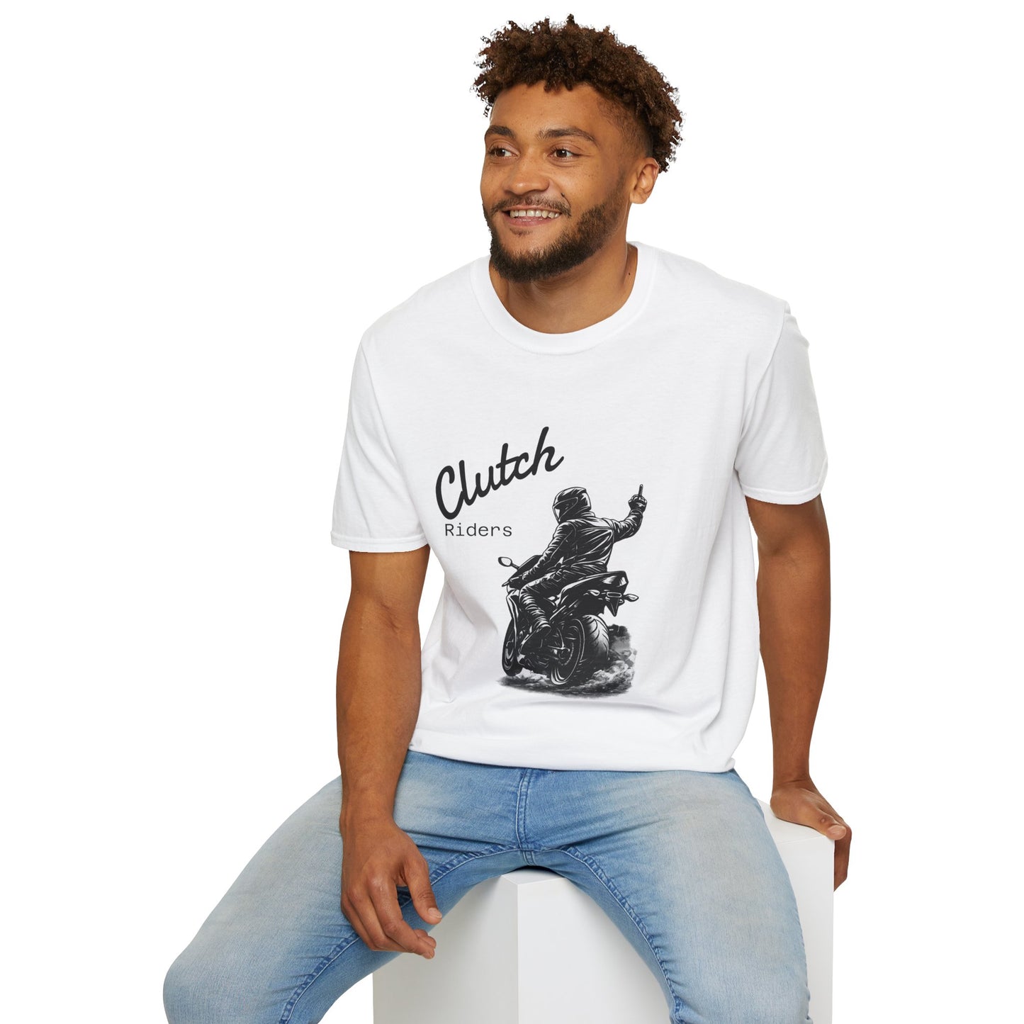 Clutch Riders Motorcycle T‑Shirt — Biker Vintage Graphic Tee