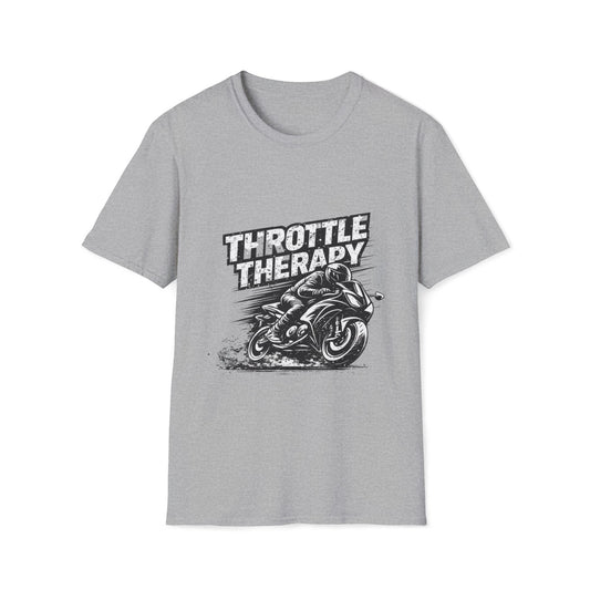 Throttle Therapy T-Shirt — Motorcycle Rider Tee