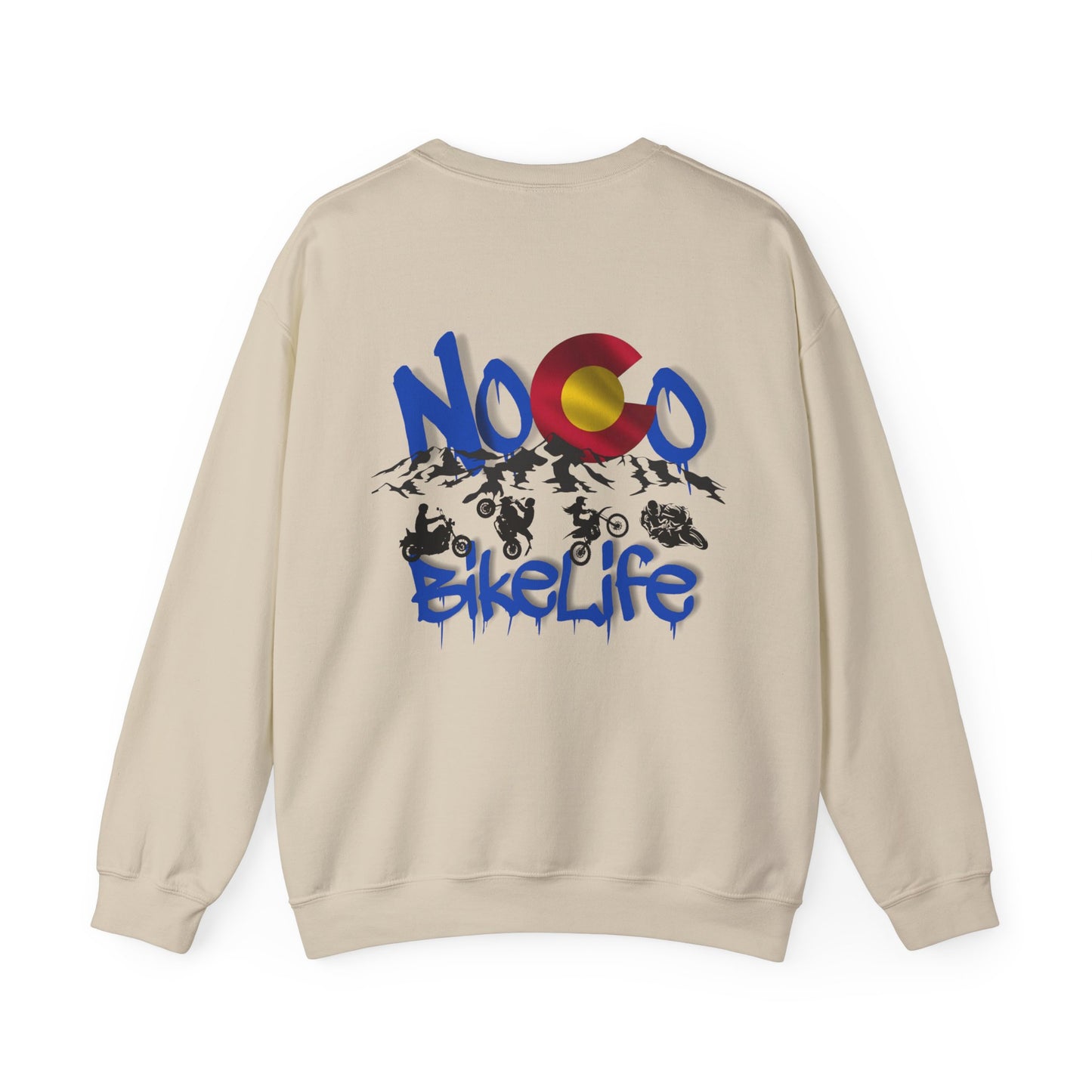 NoCo BikeLife Crew Neck Sweatshirt— Northern Colorado BikeLife Logo  Crew Neck Sweatshirt, part of the NoCo BikeLife exclusive collection