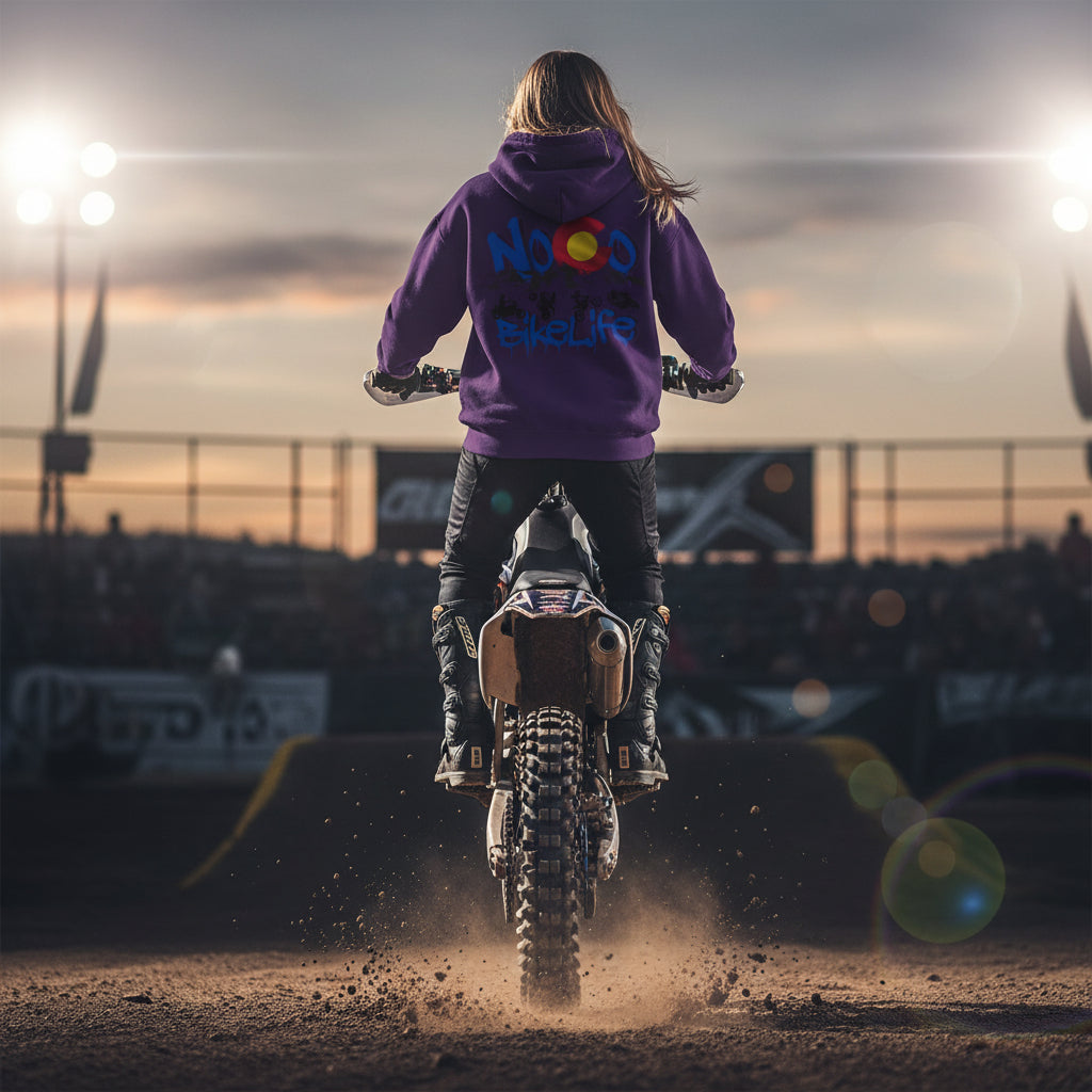 NoCo BikeLife Hoodie — Northern Colorado BikeLife Logo Hoodie, part of the NoCo BikeLife exclusive collection