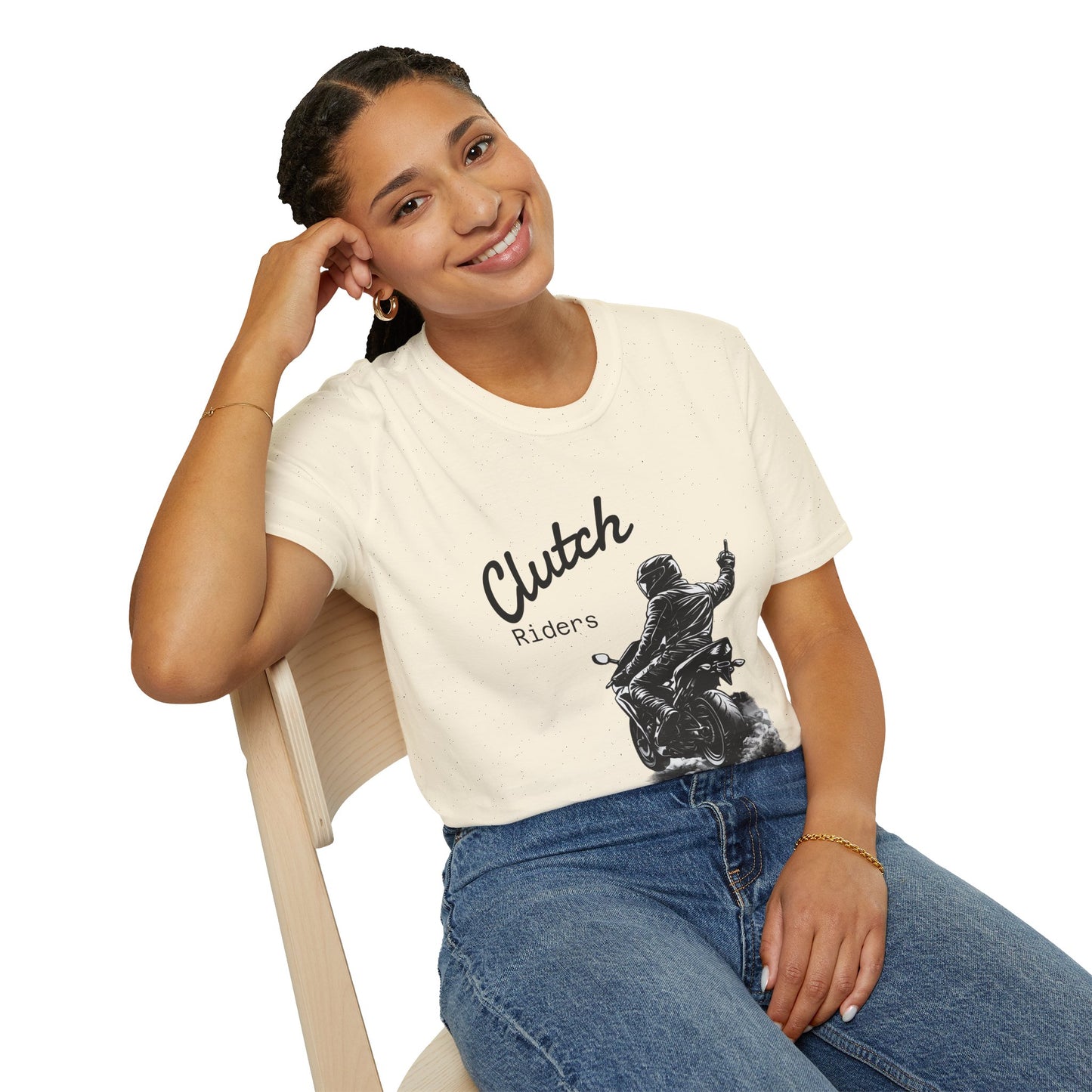 Clutch Riders Motorcycle T‑Shirt — Biker Vintage Graphic Tee