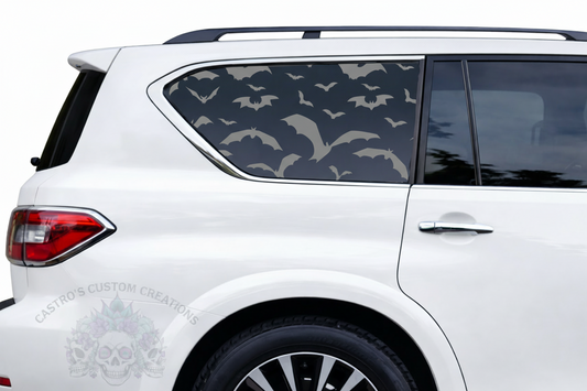 Bats Full Coverage Window Vinyl Decal - Custom Car, Truck & SUV Decal