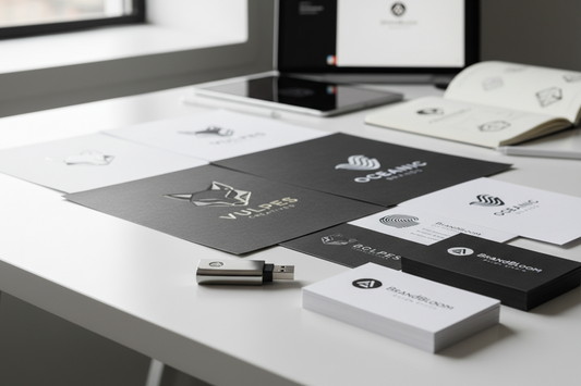 Custom Logo Design with Thumb Drive